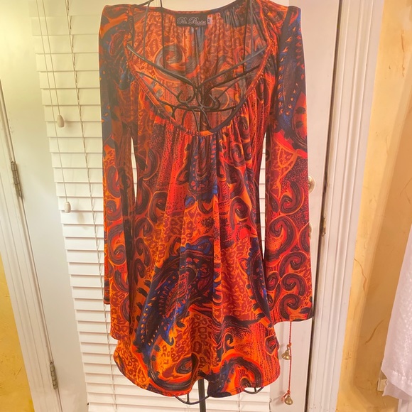 PINK POLKADOT MIDI with Bell Sleeves - Picture 8 of 10